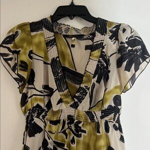 Stylish Women's Top in Olive and Black